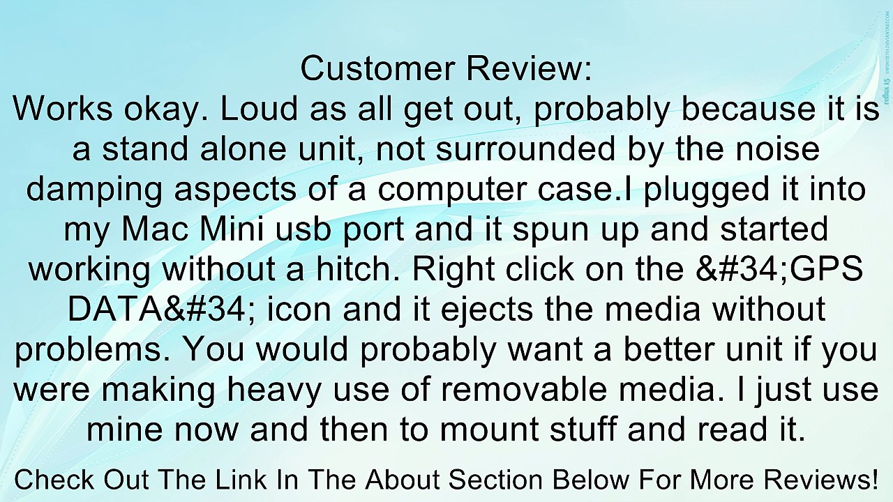 Esky� USB External Slot in DVD combo Drive CD-RW Superdrive For Apple MacBook Air, Pro, iMac Review