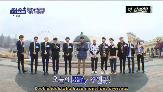 [ENG SUB] 140210 Idol Battle: C-CLOWN vs MYNAME (1/2)