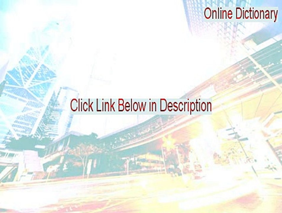 Online Dictionary Serial [Download Now 2015]
