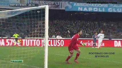 นาโปลี	 2 - 0 ซาสซูโอโล่