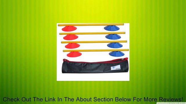 Cintz 2 Agility Cone Hurdle, Set of 20 cones, 10 cross bars in a bag Review