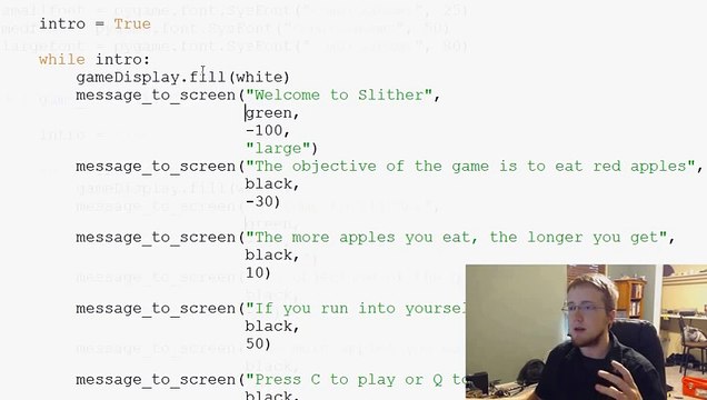 -Pygame (Python Game Development) Tutorial - 34 - Start Screen Logic -