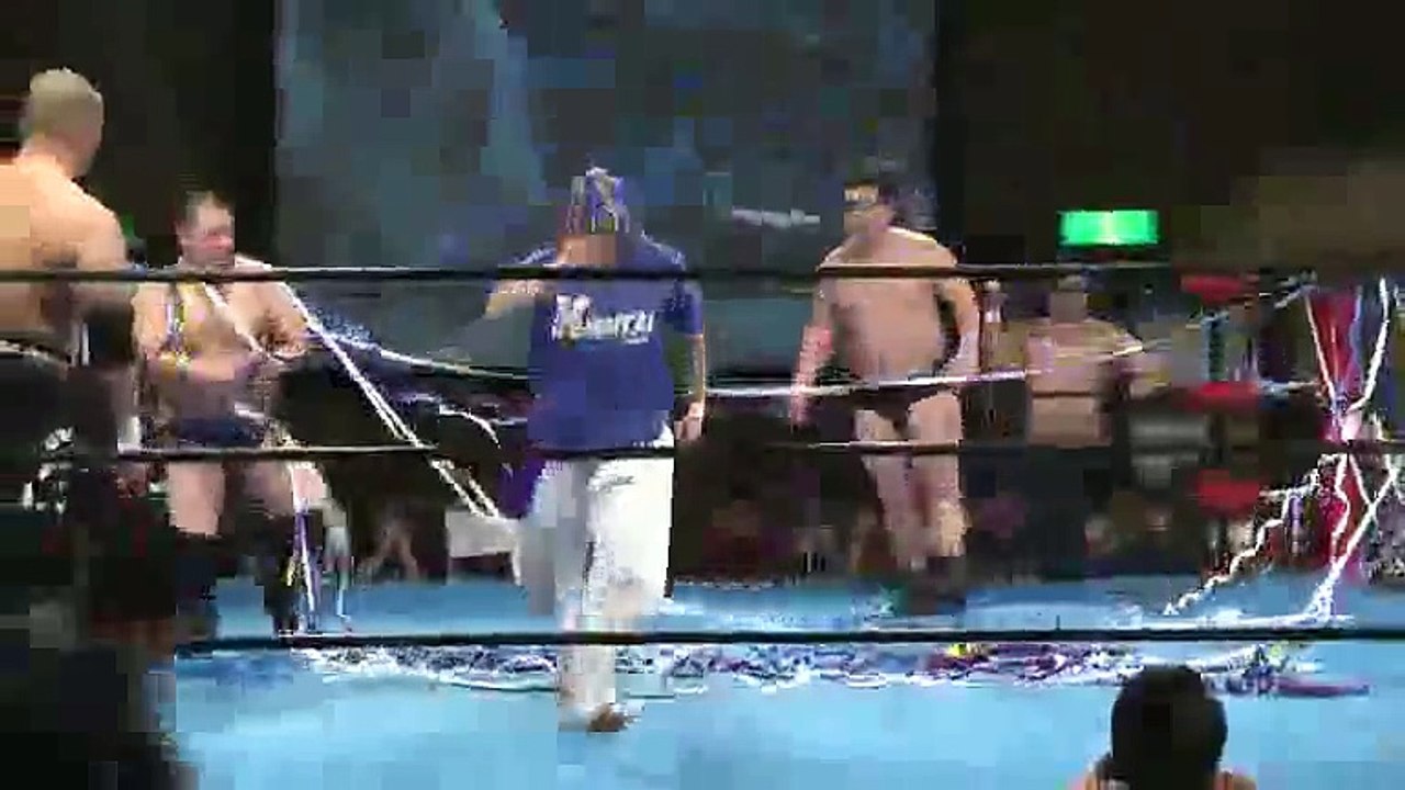 Ricky Fuji, Yoshihiro Horaguchi, Kotaro Yoshino & Tearan Shisa vs. Saburo Inematsu, Daigoro Kashiwa, Ryuichi Sekine & Kotaro Nasu (KAIENTAI Dojo)