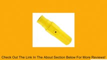 Leviton 17D21-Y Male, Plug, Complete, Detachable, 17 Series Taper Nose, Industrial Grade, Cam-Type Connector, Yellow Review