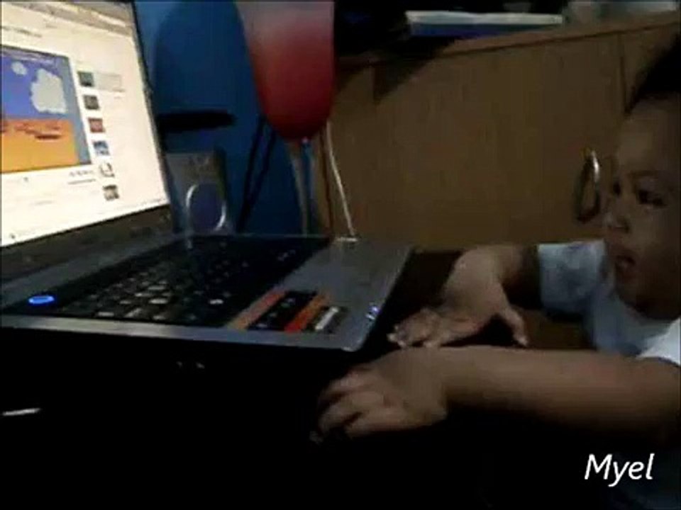 Viewing The ABC Song Video On Samsung Laptop