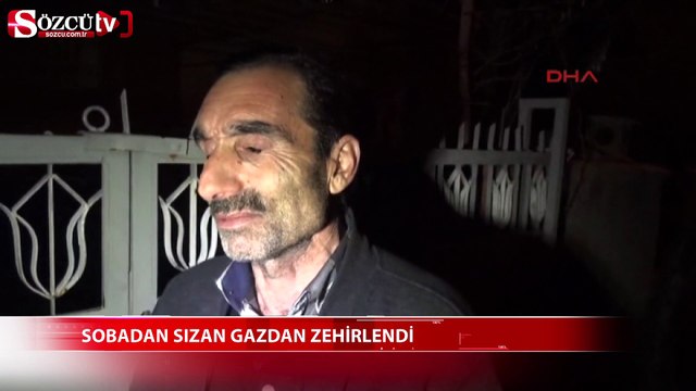 Sobadan sızan gazdan zehirlendi
