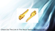 Custom Foot Pegs - Front Rider - Yamaha - YZF R6 03-10, R6s 06-10, R1 04-10 - Gold Review