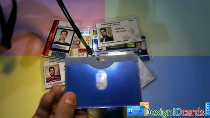 Professional looking ID cards designed in dew clicks