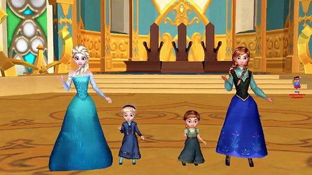 Frozen Songs Elsa Anna Hokey Pokey Children Nursery Rhymes 3D Animation Cartoons for Children
