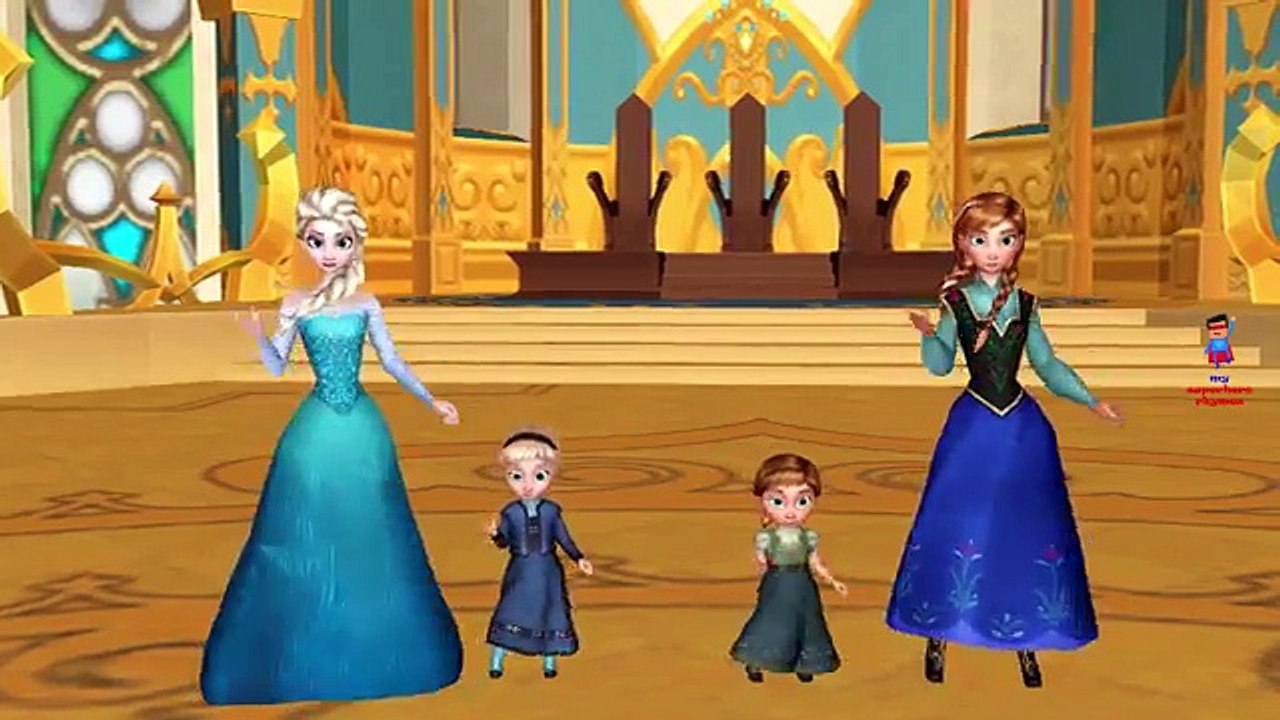 Frozen Songs Elsa Anna Hokey Pokey Children Nursery Rhymes 3D Animation Cartoons for Children