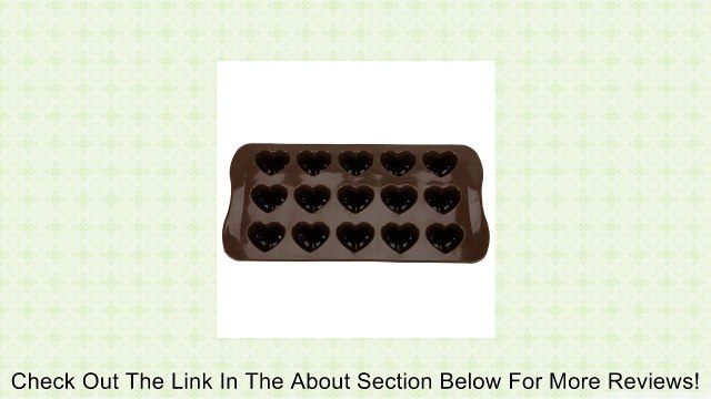 2PCS Heart-shape Silicone Ice Chocolate Cake Jelly Candy Mould Mini Tray Pan Cube (1pcs) Review