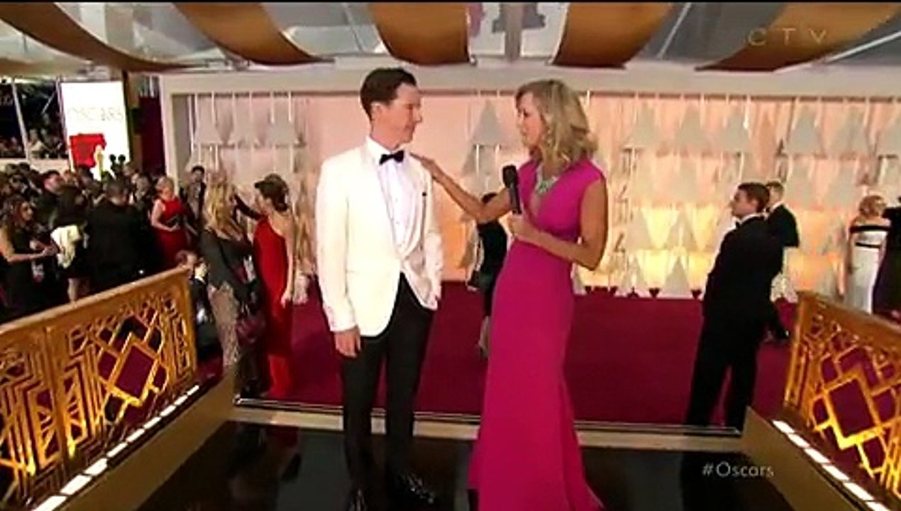 Benedict Cumberbatch - Red Carpet Interview @ Oscar 2015