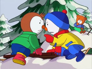 Tchoupi fait de la luge