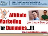 Affiliate Marketing For Dummies IM John Chow Review is a new internet marketing course for dummies