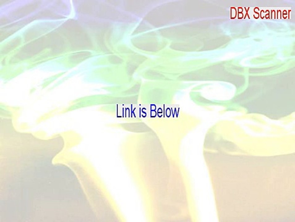 DBX Scanner Cracked (Download Here)