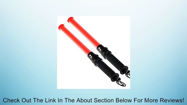 Generic Traffic Safety Light Baton Warning LED Light Road Safety Control Outdoor Pack of 2Pcs Review