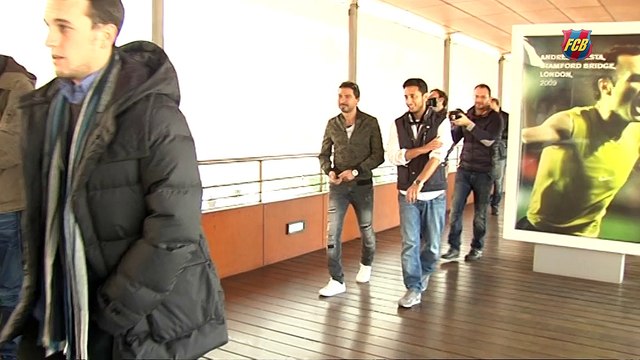 زيارة خاصة: محمد بركات ضيف شرف على نادي برشلونة