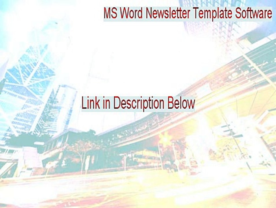 MS Word Newsletter Template Software Serial (Download Now)