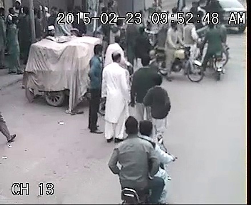 cctv footage sargodha robbery