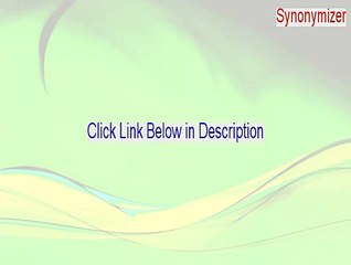 Synonymizer Keygen [Legit Download 2015]