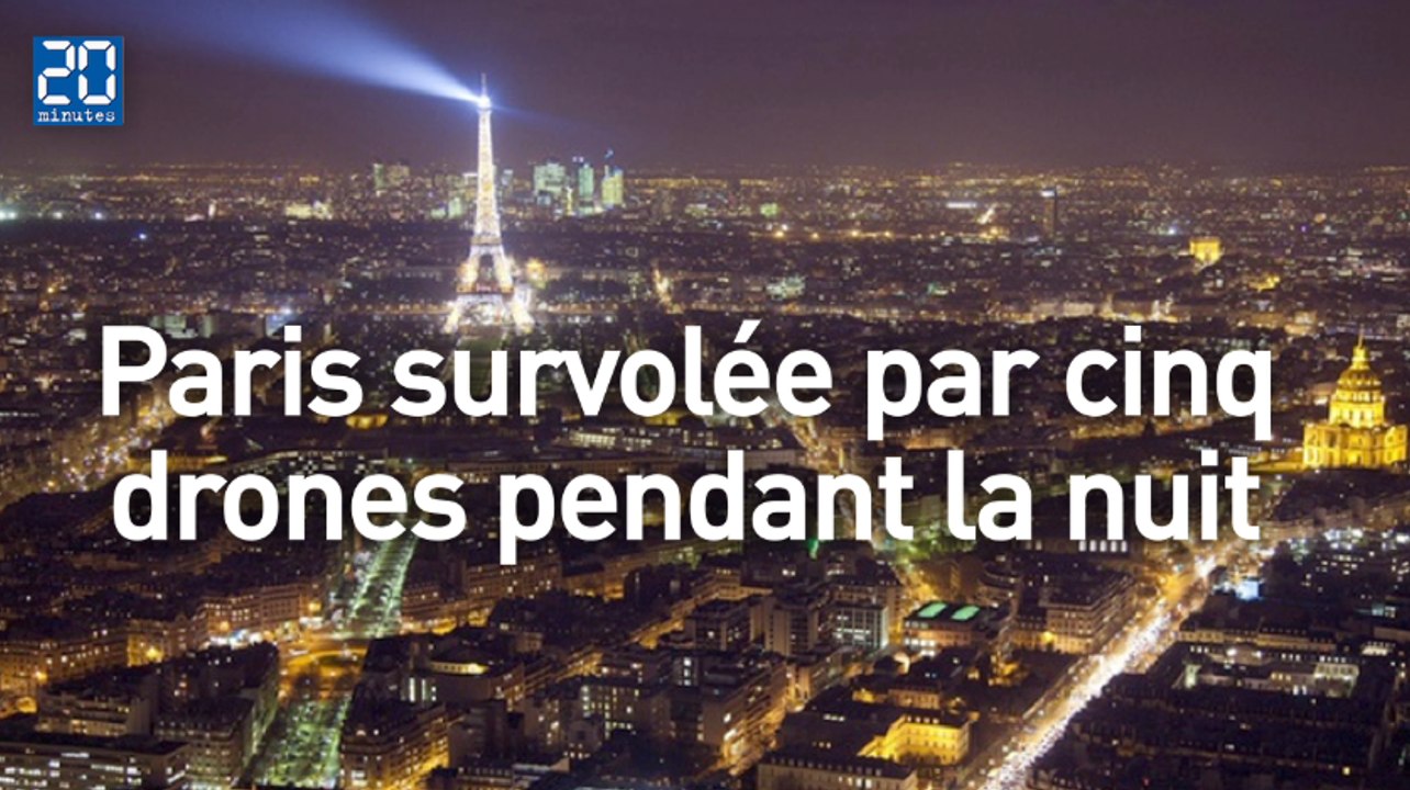 Paris survolée par cinq drones pendant la nuit : Ce que l'on sait