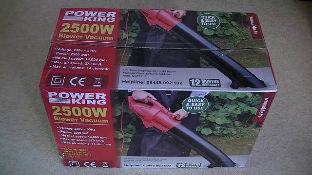 Leaf Blower Vacuum Garden Shredder | Power King 2500 Watt Review | Electro Reviews