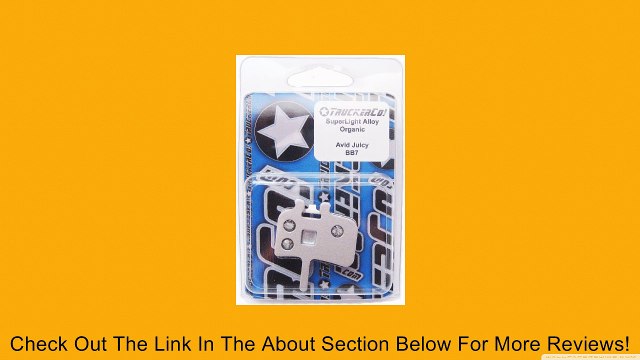 Superlight Alloy Organic Semi-Metallic brake pads All Avid Juicy Models Juicy Seven, 7, 5, 3, 3.5, Juicy Carbon, Juicy Ultimate BBDB, BB7, BB7 Road Promax DSK905, 907 Review