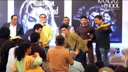 Farhan Akhtar At The Launch Of Filmmaker Guru Dutt's Film Screenplays Books