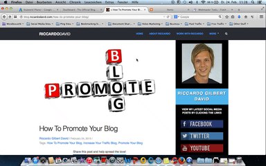 How To Promote Your Blog