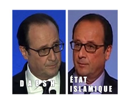 Après Daech , Hollande parle à nouveau de l'État islamique