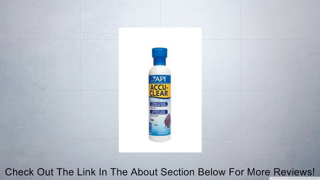 API Accu-Clear Water Clarifier Review