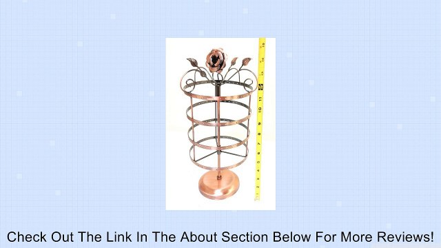 72 Pairs/144 Holes Rose on Top Rotating Earring Holder / Earring Tree / Earring Oraganizer / Earring Stand / Earring Display Review