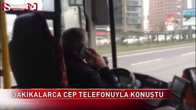 Halk otobüs şoförünün rahatlığı pes dedirtti!