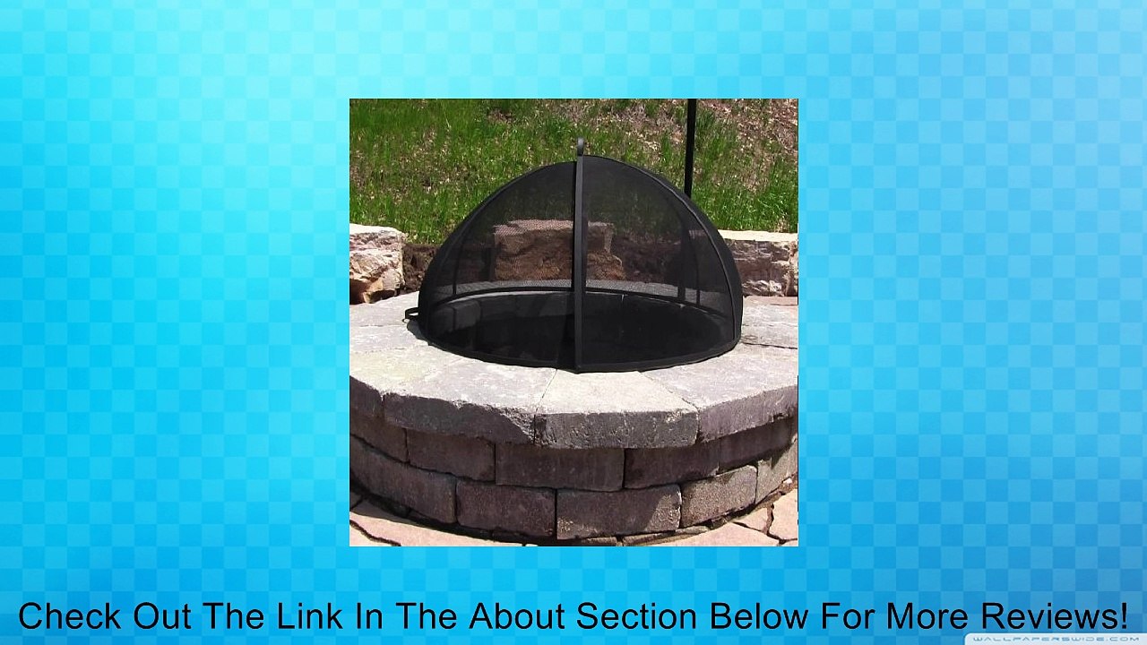 Sunnydaze Easy Access Fire Pit Spark Screen Review