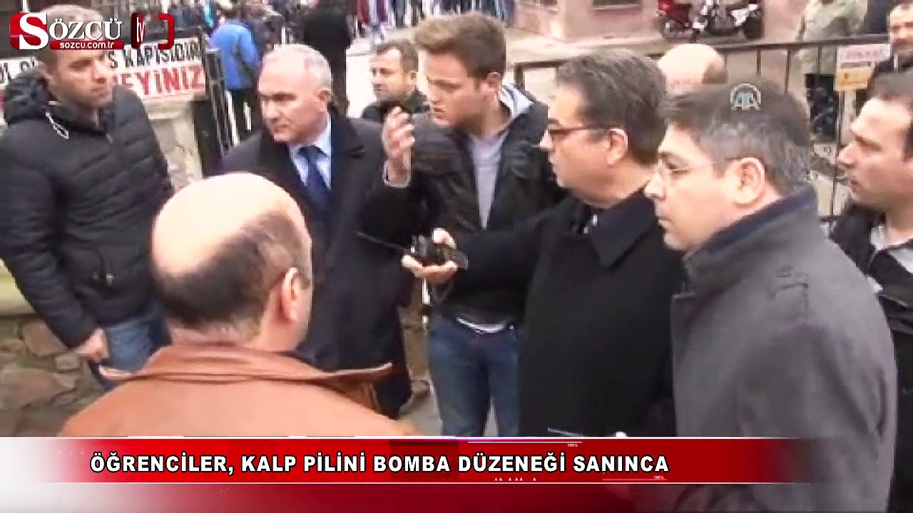 Öğrenciler, kalp pilini bomba düzeneği sanınca