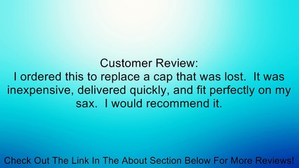 Giardinelli Plastic Alto Sax Mouthpiece Cap Review