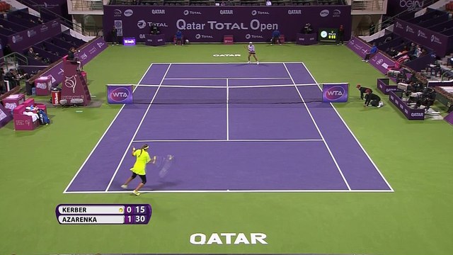 Doha - Azarenka surclasse Kerber