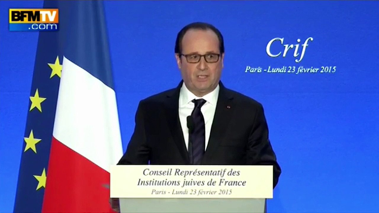 François Hollande désigne les profanateurs d'un cimetière juif comme étant "Français de souche"