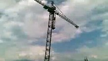 Tower Crane Crash - Башенный кран рухнул - Прикол !