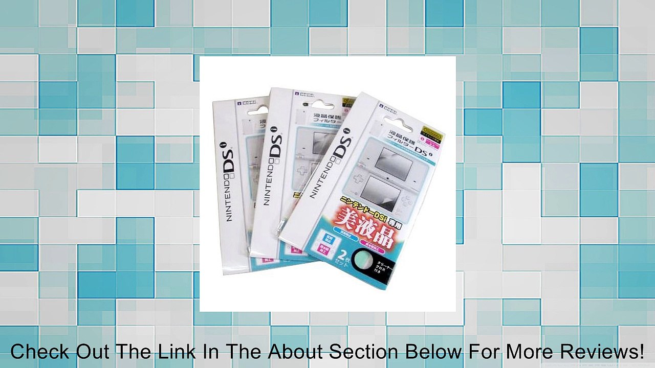 Generic Ultra Clear Screen Guard Film LCD Protector Compatible for Nintendo Dsi Pack of 3 Review