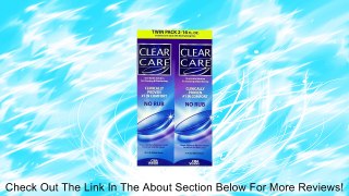 Clear Care Cleaning & Disinfecting Solution (2 X 16fl Oz Packs) Review