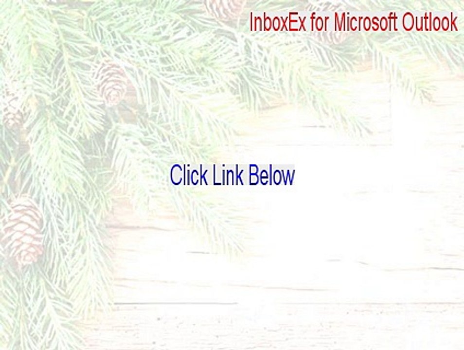 InboxEx for Microsoft Outlook Free Download (InboxEx for Microsoft Outlook)