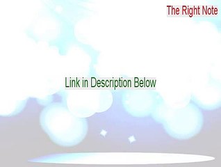 The Right Note Keygen - Legit Download (2015)
