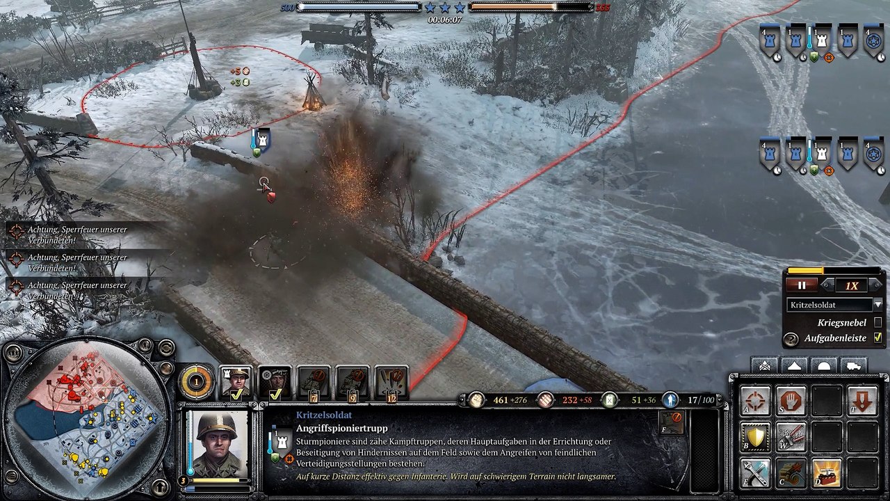 Company of Heroes 2 [4vs4] US Forces: Mit Kampfpionieren und Shermans zum Sieg! | GER Full-HD