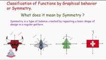 Lesson#12 [Classification of function by graphical behavior ]