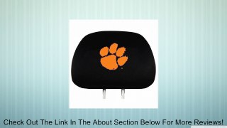 Clemson Auto Headrest Covers Set of Two NCAA Review