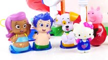 Day At Disney Mickey Mouse Theme Park Rides Songs   Play Doh Bubble Guppies Peppa Pig Hello Kitty