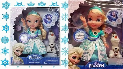 New Frozen Toys  Frozen Snow Glow Singing Elsa Doll