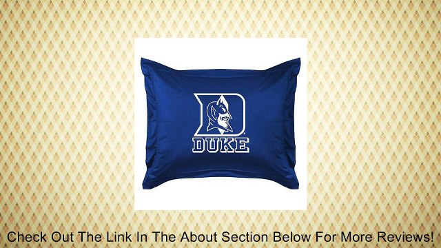 NCAA Duke Blue Devils Locker Room Sham Review
