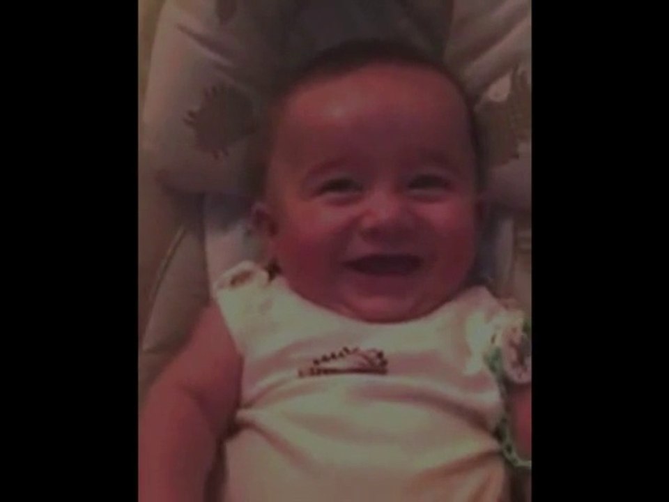This baby laugh is just CRAZY : sounds like a little Troll